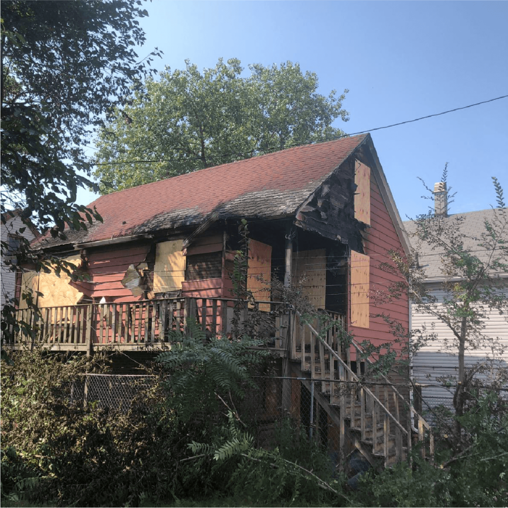 Fire Damage House